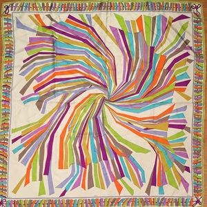 Emilio Pucci 100% Silk Scarf 34”